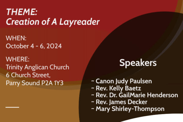 Layreaders Conference – October 4-6, 2024