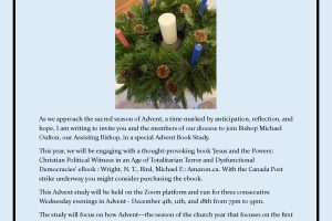 Invitation to an Advent Book study : All welcome!